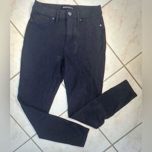 Eva Longoria Women Black Slim Fit Jegging Stretch Pants High Rise Skinny Size 8